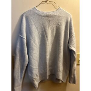 Vince Camuto Crew Neck Sweater - Light Gray